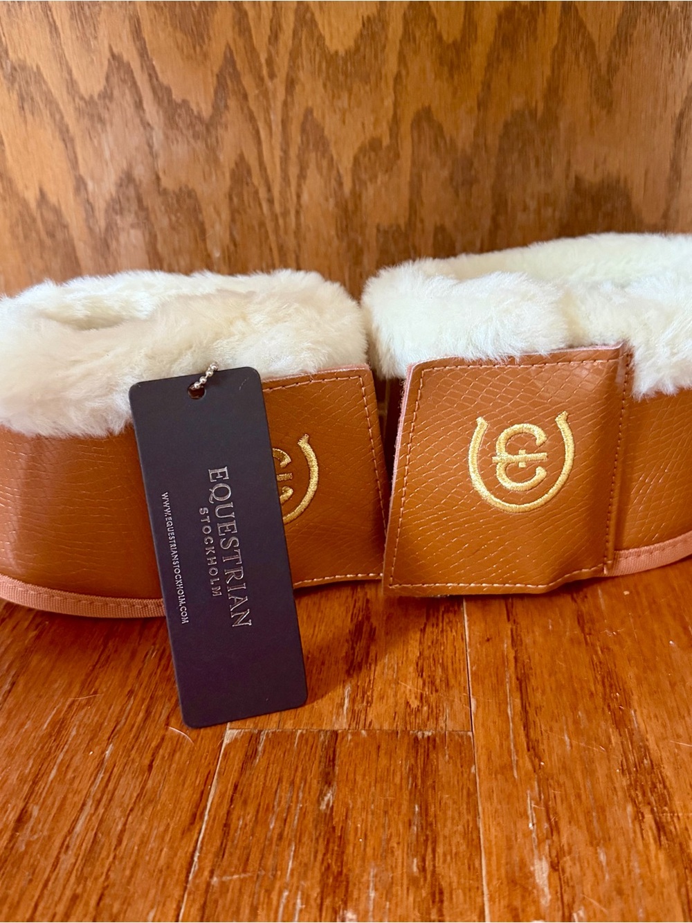 Equestrian Stockholm Bronze Gold Bell Boots - Picture 2 of 5